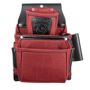 OCCIDENTAL LEATHER R8060 OxyLights 3 Pouch Fastener Bag – Red and Black - Mississauga Hardware Centre Inc
