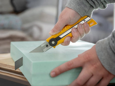 OLFA 1151765 18mm L - 1/SOL Ratchet Lock Utility Knife with Solid Blade - Mississauga Hardware Centre Inc