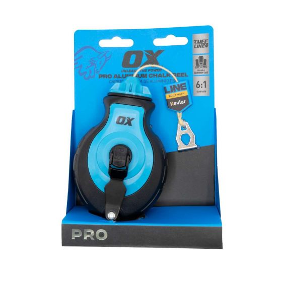 OX P505830 PRO KEVLAR¨ LINE ALUMINUM CHALK REEL - Mississauga Hardware Centre Inc