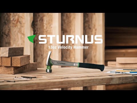 Sturnus Graphite Velocity Rip Claw Hammer – 13oz, Long Handle, Smooth Face