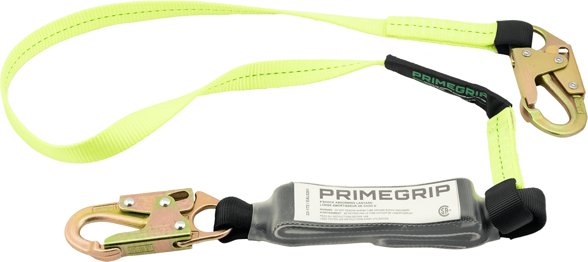 Primeline 23 - 172 6' Shock Absorbing Lanyard - Mississauga Hardware Centre Inc