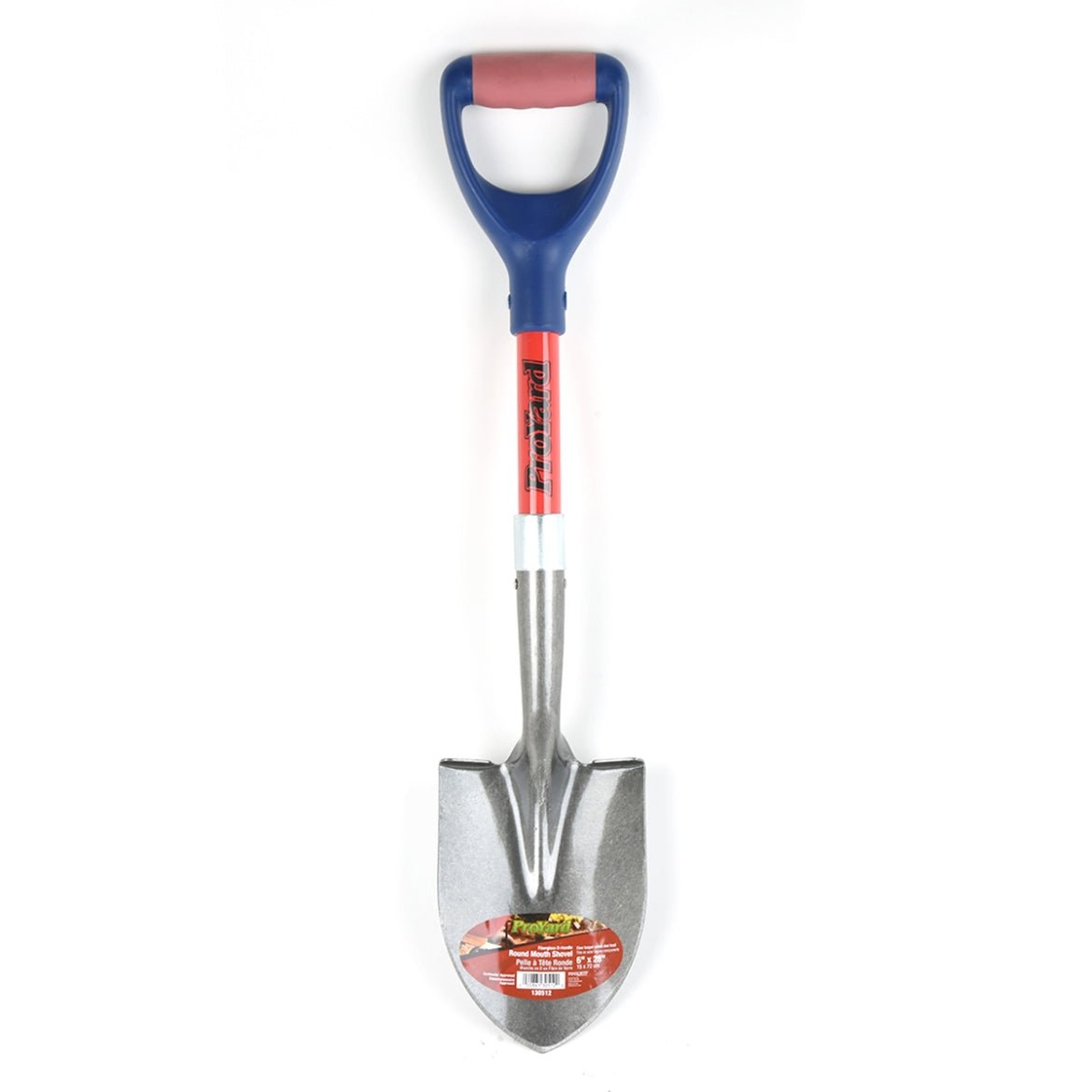 Pro Yard 130512 Shovel Round Point 27in x 6in Blade Fiberglass D - Handle - Mississauga Hardware Centre Inc