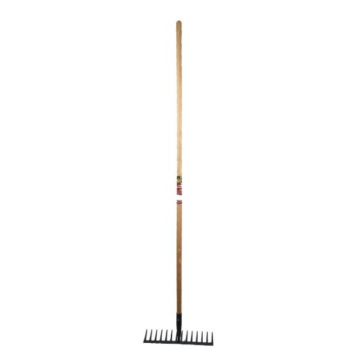 Pro Yard 130521 Asphalt Levelling Rake 56 - 1/2in 14 - Carbon Steel Tine Hardwood Handle - Mississauga Hardware Centre Inc