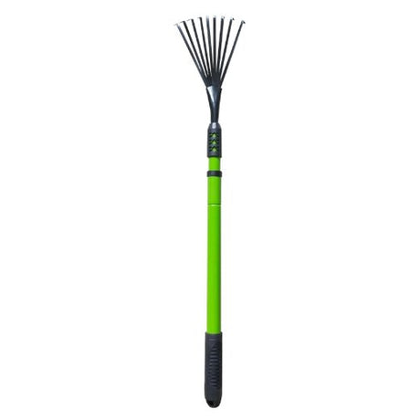 Pro Yard 130528 Mini Leaf Rake Telescopic 31 - 1/2 - 49" - Mississauga Hardware Centre Inc