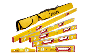 Stabila 78296 Type 196 Classic 6-Level Set with Case