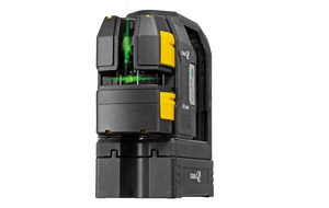 STABILA Cross-Line Laser LAX 500 G, 12 V System, 7-Piece Set, with Rechargeable Battery and Charger