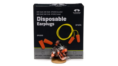 PYRAMEX DP1000 Disposable Earplugs - Uncorded - Mississauga Hardware Centre Inc