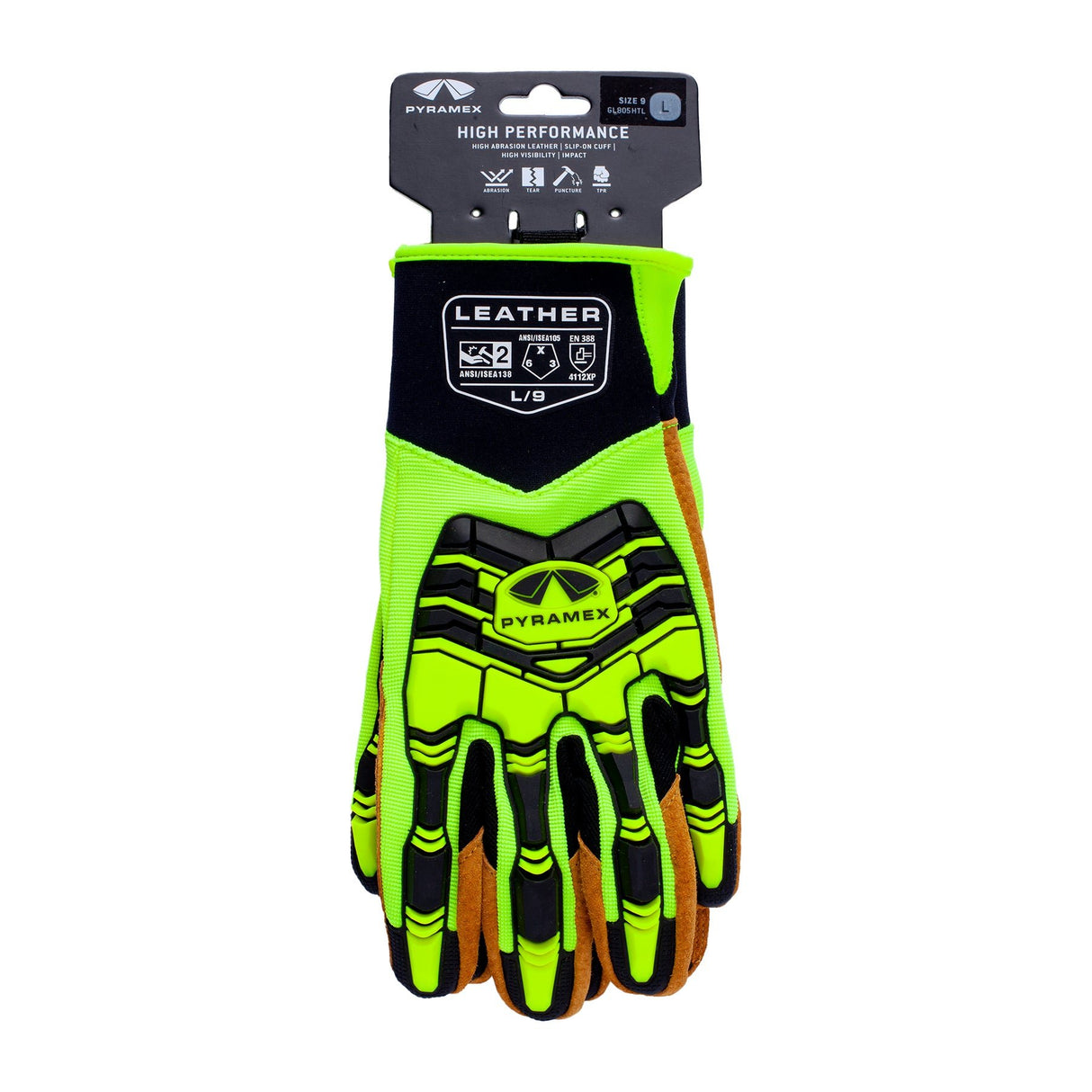 Pyramex Genuine Leather Level 2 Impact Gloves SMALL - Mississauga Hardware Centre Inc