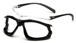 PYRAMEX Proximity Clear Lens Foam Padded Safety Glasses With H2Max Anti - Fog - Mississauga Hardware Centre Inc