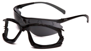 PYRAMEX Proximity Gray Lens Foam Padded Safety Glasses With H2Max Anti - Fog - Mississauga Hardware Centre Inc