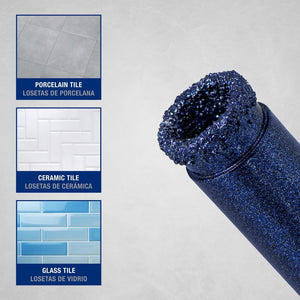 QEP 10075 Xtreme 1/4" Diamond Hole Saw - Mississauga Hardware Centre Inc