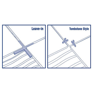 QEP 10333 1/4" Leave - In Spacers, Bag - 200 Qty - Mississauga Hardware Centre Inc
