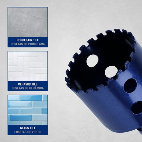 QEP 10474 Xtreme 2 - 1/2" Hole Saw For Grinder - Mississauga Hardware Centre Inc