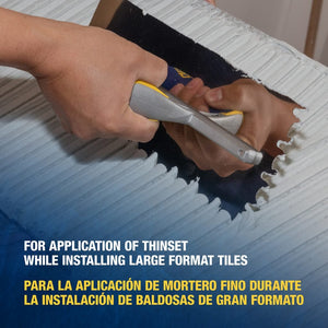 QEP 49918 - 12 Euro Notch Comfort Grip Trowel - Mississauga Hardware Centre Inc