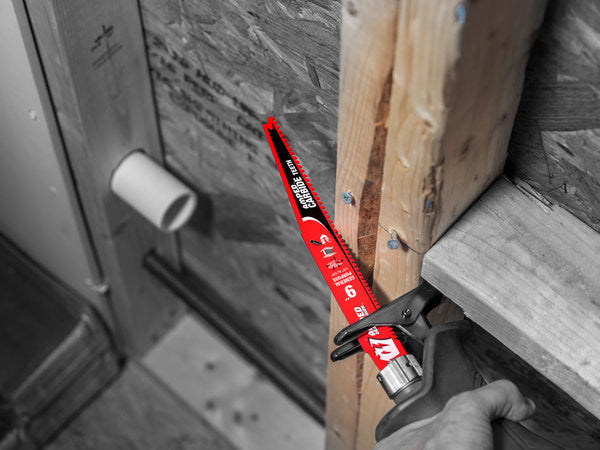 DIABLO DS0909CGPA 9" 6/9TPI AMPED™ Demo Demon™ Carbide Teeth Reciprocating Saw Blade for General Purpose Cuts