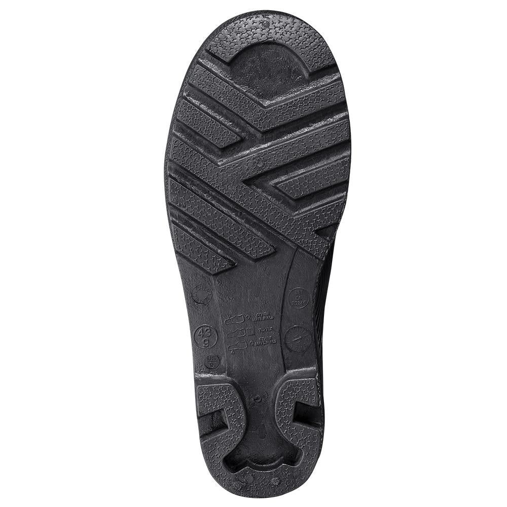 Pioneer Black PVC Steel Toe/Plate  Rubber Boots