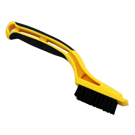RICHARD 03284 1 1/8 IN. X 2 1/4 IN. MINI WIR E BRUSH, NYLON BRISTLES WITH SCRAPER - Mississauga Hardware Centre IncRichard03284