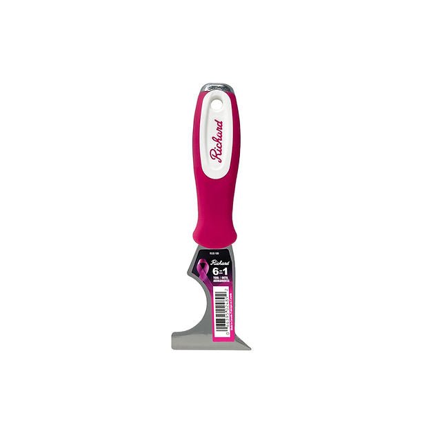 RICHARD RUB - 189 6 IN 1 BREAST CANCER FOUNDATION TAPING KNIFE - Mississauga Hardware Centre IncRichardRUB-189