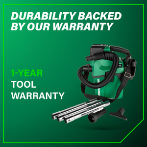 metabo HPT RP18DAQ4M 18V MultiVolt™ Cordless 1.6 Gallon Wet/Dry HEPA Vacuum (Tool Body Only)