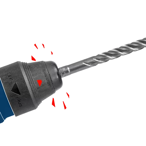 Bosch HC4C2011B25 4 Cutter 3-16 x 6" SDS-Plus Carbide Bits - 25 Pack