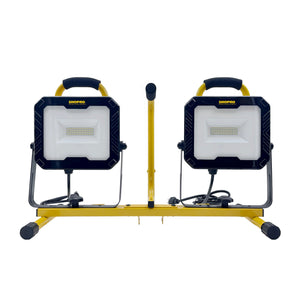 SHOPRO L002686 Twin Head 20,000LM LED Work Light With Tripod - Mississauga Hardware Centre Inc