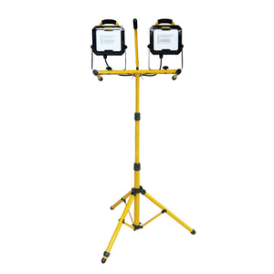SHOPRO L002686 Twin Head 20,000LM LED Work Light With Tripod - Mississauga Hardware Centre Inc