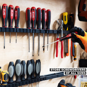 StealthMounts WH-BLK-SD-4 Wall Hive System Screwdriver Rack (4 Pack)