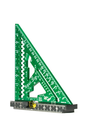 Squi.Jig Blue White & Red Fusion 4.5 inch Mini Pro Square - 3/16" Heel - Mississauga Hardware Centre Inc