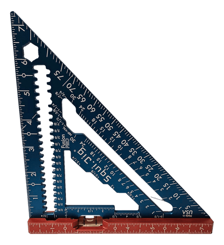 Squi.Jig Fusion Pro 7.5" Rafter Square - Limited Edition RWB - Mississauga Hardware Centre Inc