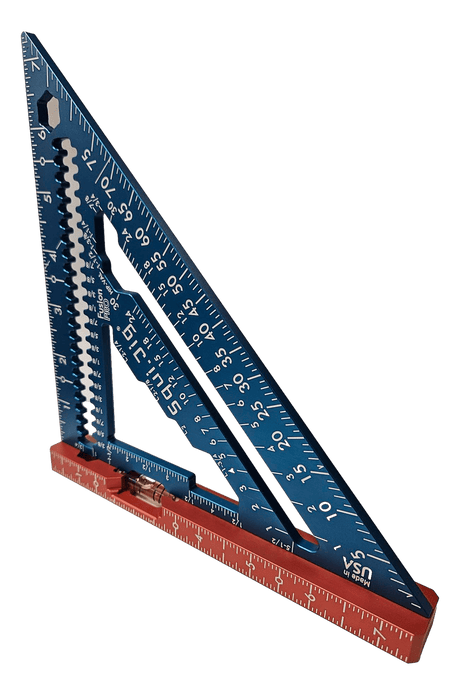 Squi.Jig Fusion Pro 7.5" Rafter Square - Limited Edition RWB - Mississauga Hardware Centre Inc
