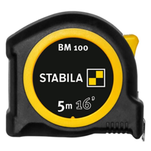 Stabila 30816 Pocket tape BM 100, cm/inch scale 16ft - Mississauga Hardware Centre Inc