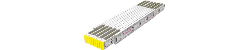 STABILA 80001 Type 600 Folding Rulers Mason's (1/16ths, both edges, outside) | inch/inch - Mississauga Hardware Centre Inc