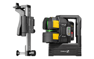 STABILA Cross - Line Laser LAX 500 G, 12 V System, 7 - Piece Set, with Rechargeable Battery and Charger - Mississauga Hardware Centre Inc