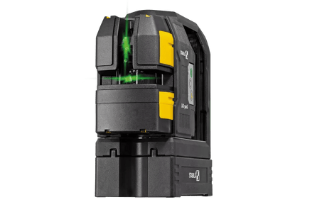 STABILA Cross - Line Laser LAX 500 G, 12 V System, 7 - Piece Set, with Rechargeable Battery and Charger - Mississauga Hardware Centre Inc