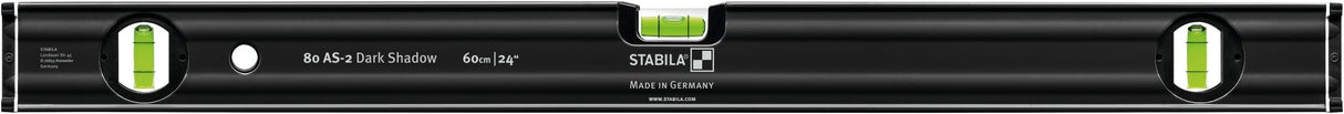 STABILA Stabila Dark Shadow Type 80 - AS 24 Inch & 48 Inch Level Set - Mississauga Hardware Centre Inc