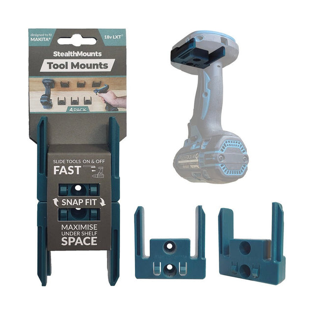 StealthMount - TM - MK18 - BLU - 4 - Tool Mount for Makita 18V Tools - Mississauga Hardware Centre Inc