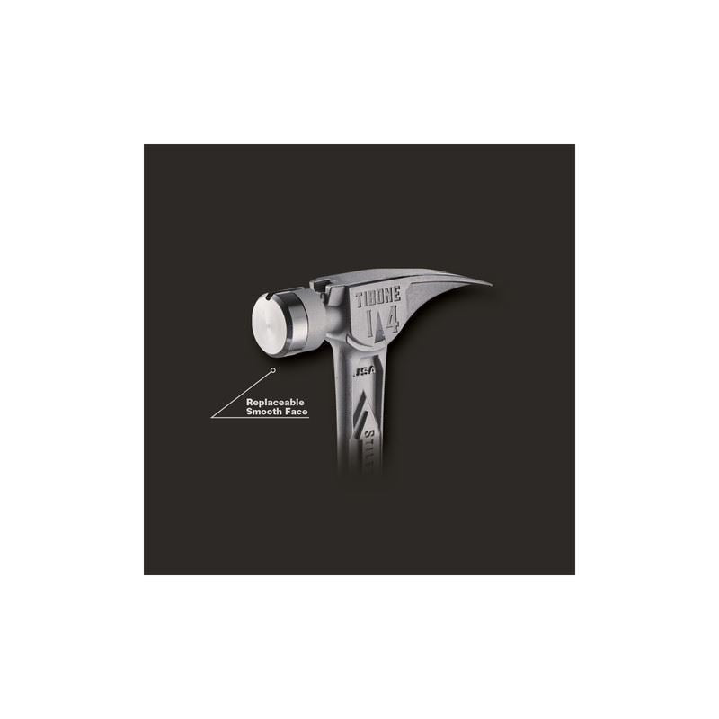 STILETTO TIB14RSC TIBONE 14oz Smooth Titanium Framing Hammer - Mississauga Hardware Centre Inc