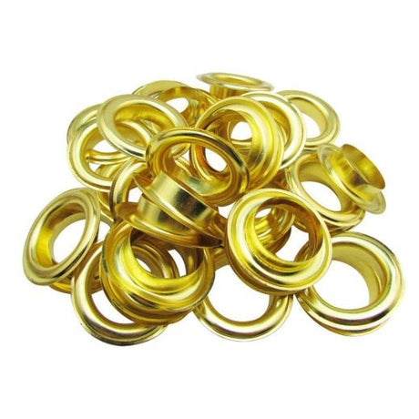 Stinson 399692 Brass Eyelet Grommets for Tarps 3/8in 50Pk - Mississauga Hardware Centre Inc