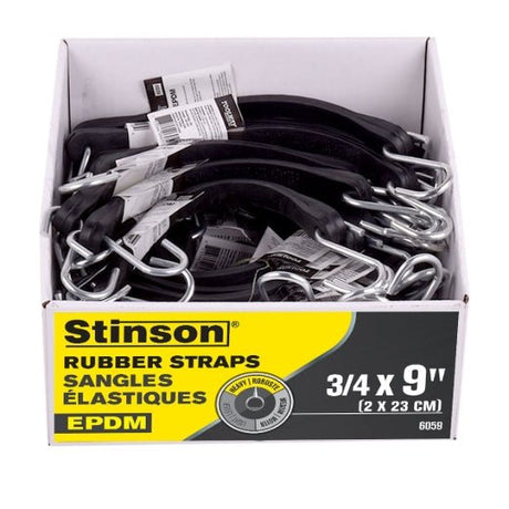 Stinson 406059 Tie Down Strap EPDM 3/4in x 9in - Mississauga Hardware Centre Inc