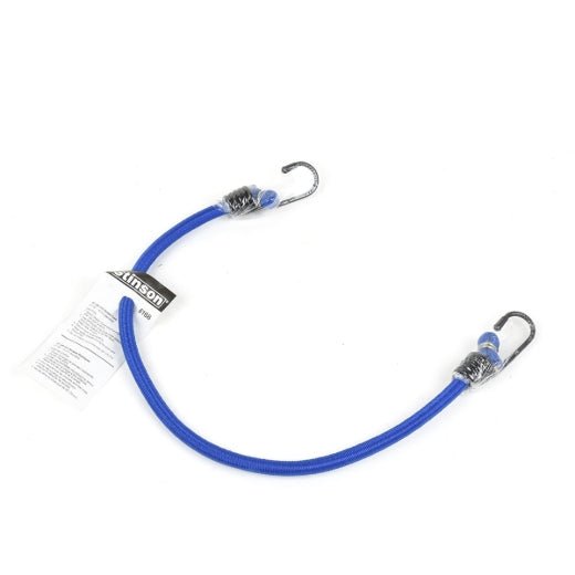 Stinson Cargo 406168 Tie Down Braided Bungee Stretch Cord 18in Blue - Mississauga Hardware Centre Inc