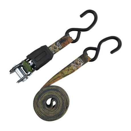 Stinson Cargo 406179 4PK Tie Down Ratchet 1in x 15ft 500lb Camouflage - Mississauga Hardware Centre Inc