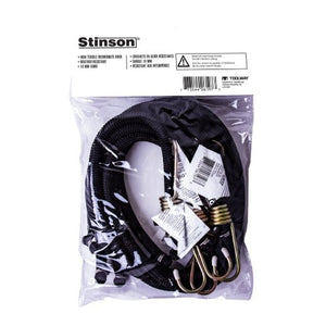 Stinson Cargo 406197 4PK Heavy Duty Tie Down Bungee Stretch Cord 10mm x 36in - Mississauga Hardware Centre Inc