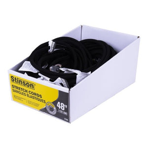 Stinson Cargo 406198 Heavy Duty Tie Down Bungee Stretch Cord 10mm x 48in - Mississauga Hardware Centre Inc