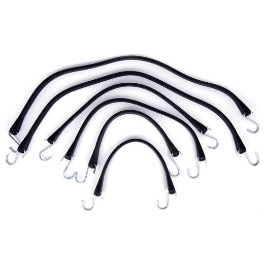 Stinson Cargo 739027 6PC Rubber Straps With S Hooks Set - Mississauga Hardware Centre Inc