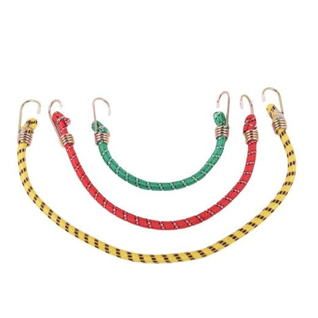 Stinson Cargo 739039 6PK Tie Down Braided Bungee Stretch Cord Assorted - Mississauga Hardware Centre Inc
