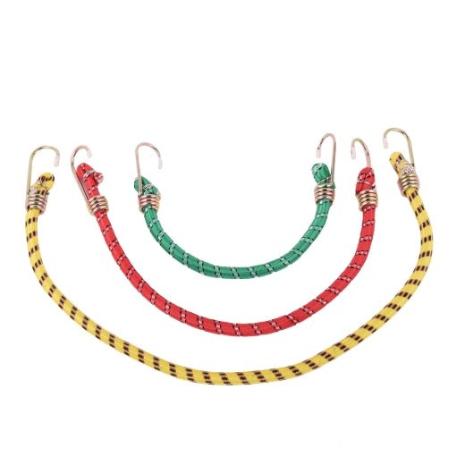 Stinson Cargo 739039 6PK Tie Down Braided Bungee Stretch Cord Assorted - Mississauga Hardware Centre Inc