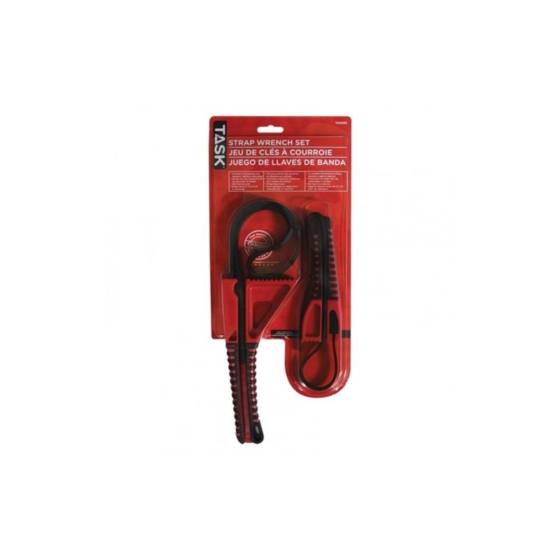TASK T25585 2pc Strap Wrench Set - Mississauga Hardware Centre Inc