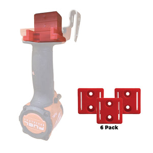 StealthMount - TMSPACE-RED-6 Tool Mount Universal Spacer Red