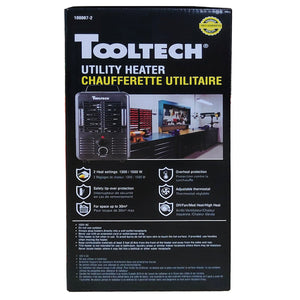 Tooltech 100067 - 2 Milkhouse Heater 5000 BTU 1300 - 1500W 120V 60Hz - Mississauga Hardware Centre Inc