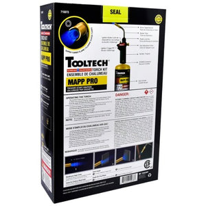 Tooltech 715073 HAZ Torch Kit Max Heat Turbo w/Mapp - Pro gas - Mississauga Hardware Centre Inc